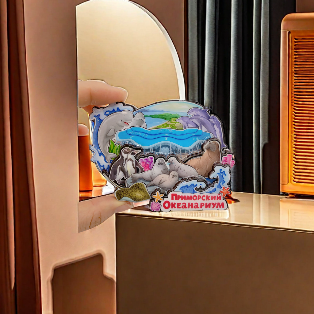 Metal fridge magnets, creative food toys, come in a variety of styles, with creative designs and cute decorations Specification image