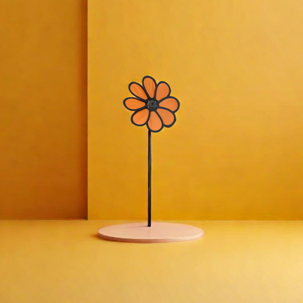 Eight-color windmill outdoor sports toy, windmill rotation, colorful decoration, wind-driven children's toy detail image 3