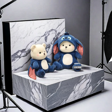 熊猫公仔毛绒玩具超软四方抱枕 熊猫抱枕桃心款 毛绒材质 安全环保可爱设计