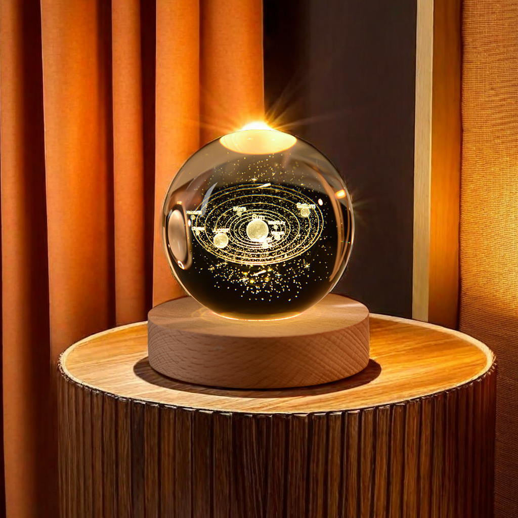 Led Color Rotating Crystal Ball Lights Music Festival Party Stage Lighting Family Ktv Dazzling Lighting Effects Decorative Lamps Item Picture