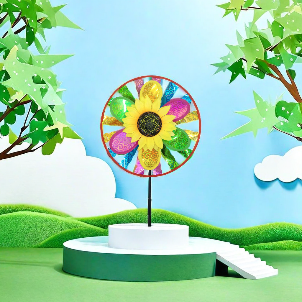 Popular traditional sports and leisure toys at street stalls: small windmills, windmill toys, windmill photo toys, children's outdoor toys, and fun rotating windmill toys Specification image