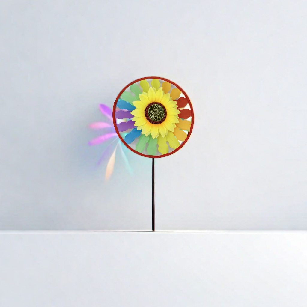 The popular windmill toys at street stalls are small windmills that take photos, swing and rotate. They are children's favorite toys with bright colors that catch the eye details Picture