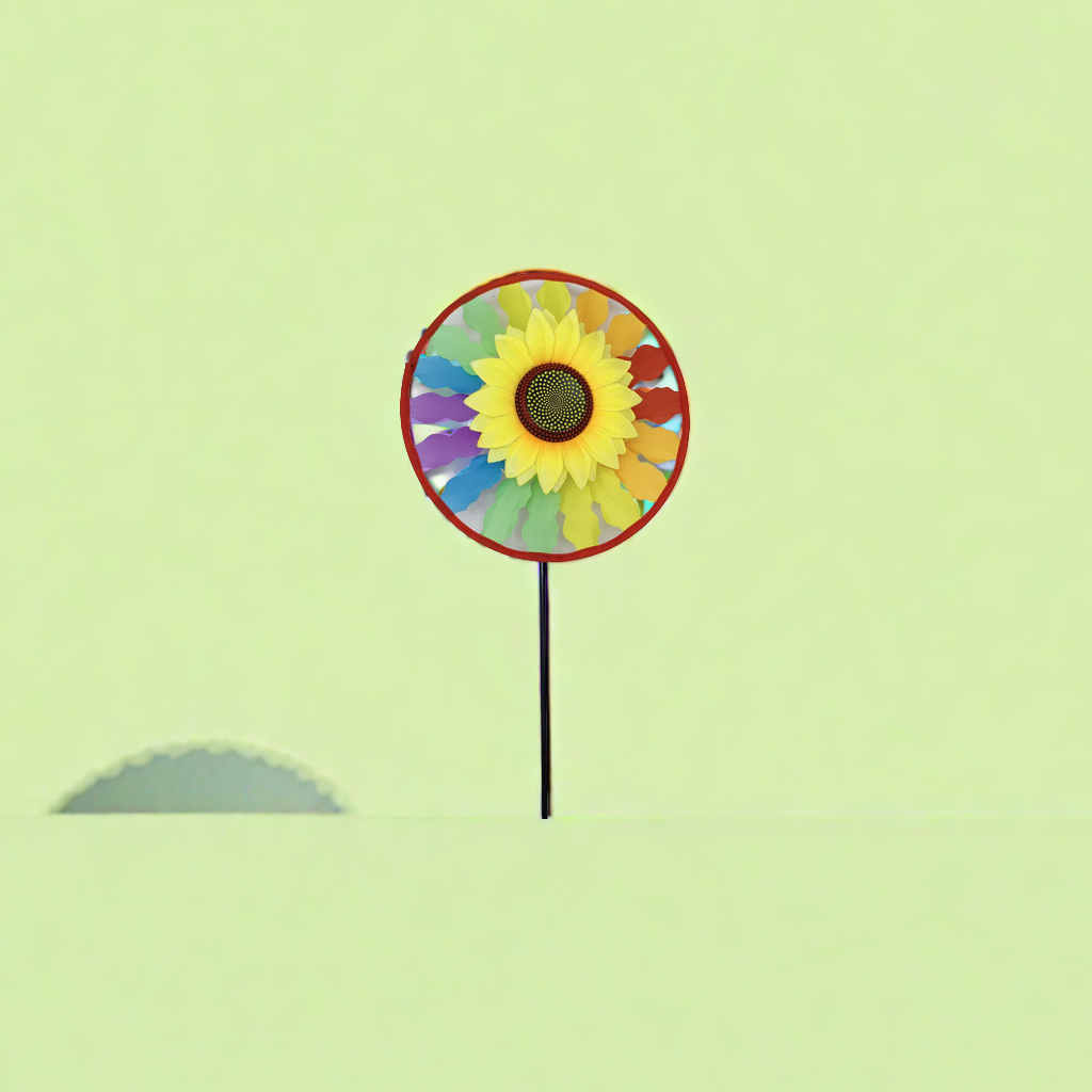 The popular windmill toys at street stalls are small windmills that take photos, swing and rotate. They are children's favorite toys with bright colors that catch the eye