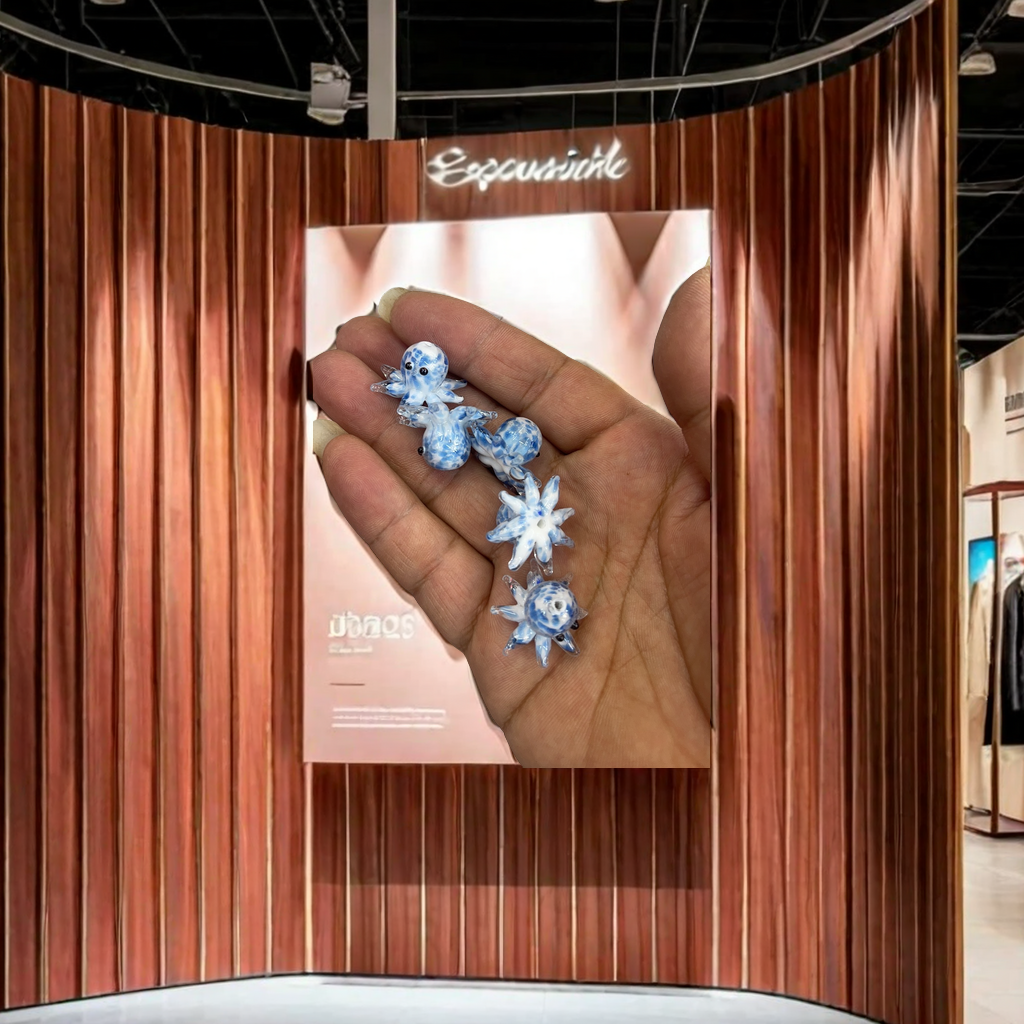 琉璃动物，章鱼，精致手感透明光泽良好细节图