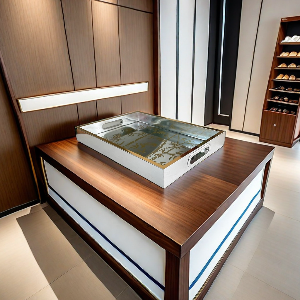 托盘摆件 PTE品牌蝴蝶幻彩织带木工艺品 木制品树脂字母钥匙扣3D风铃 创意装饰挂件手工制作详情图3