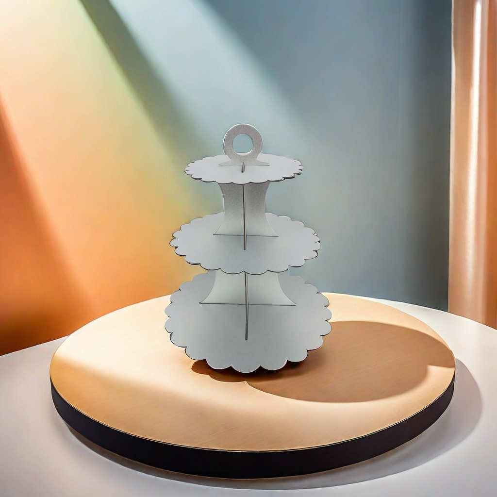 Three-layer creative cake rack, high-quality stainless steel birthday party cake mold, food baking decoration tool Application Scenario