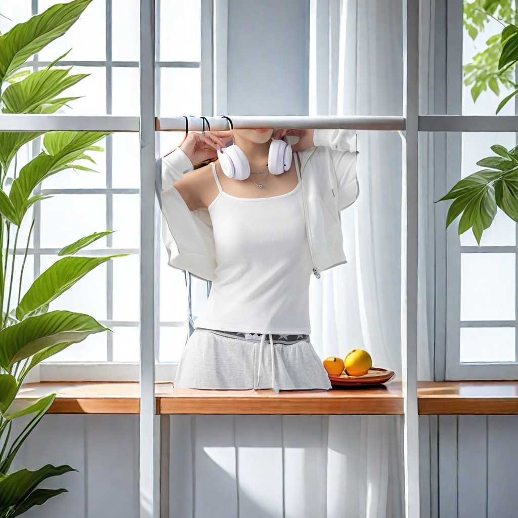 White Ice Silk Thread Cotton Halter Women's Summer Thin Large Size Anti-Leakage Small Vest Outside To Wear The Bottom Coat Comfortable And Breathable details Picture