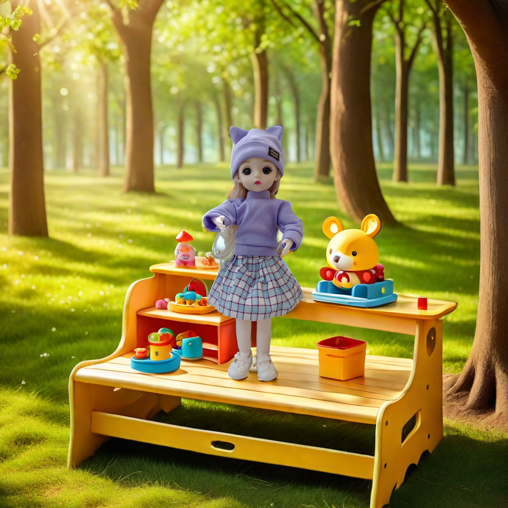 儿童玩具女孩专用可爱公主躺椅 安全舒适耐用 宝宝休息学习两用椅子
