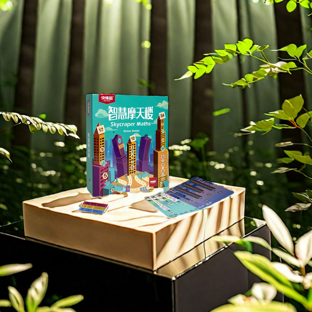 The innovative design of the board game "Smart Skyscraper" is a parent-child interactive puzzle game that cultivates children's spatial imagination and logical thinking ability Specification image