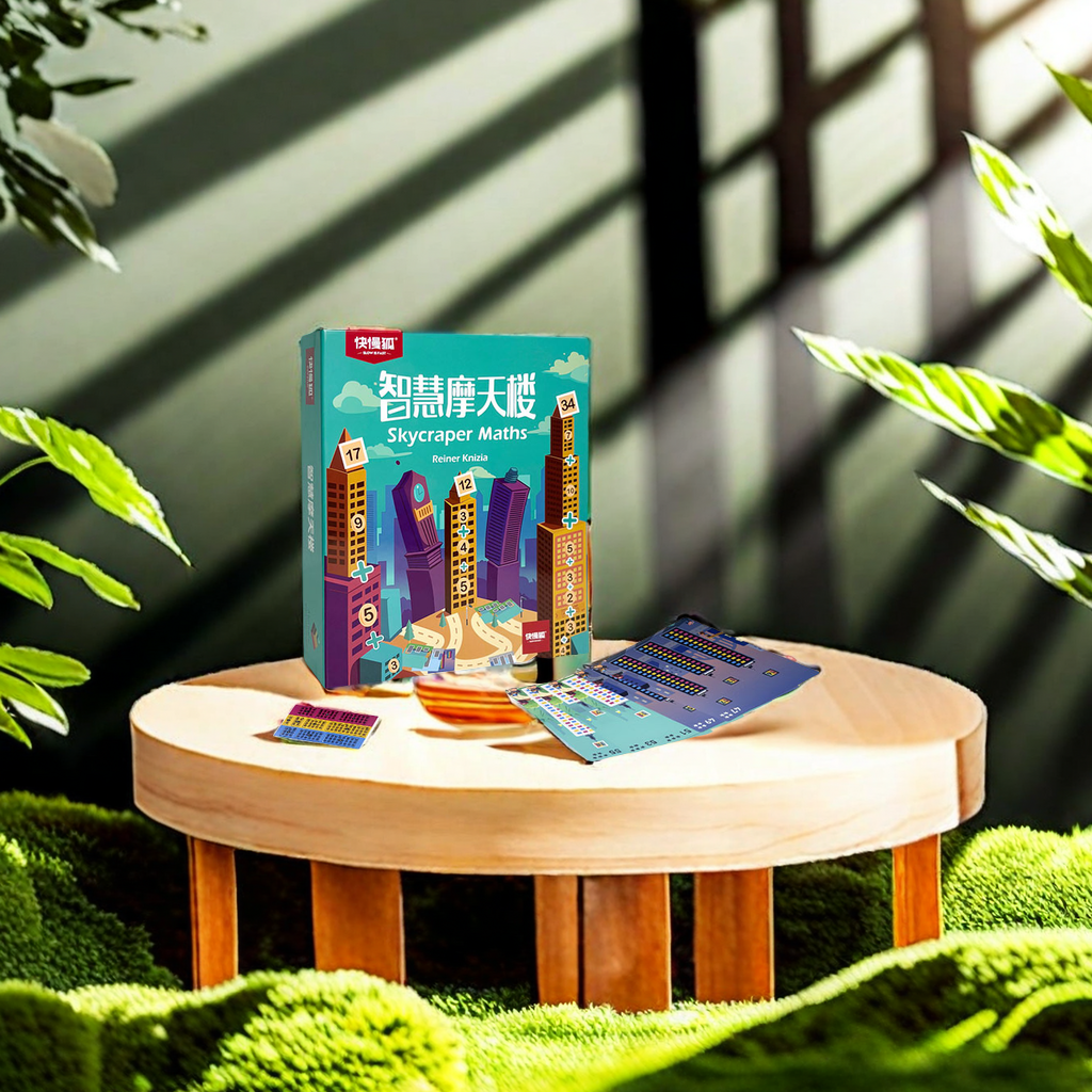 The innovative design of the board game "Smart Skyscraper" is a parent-child interactive puzzle game that cultivates children's spatial imagination and logical thinking ability Application Scenario
