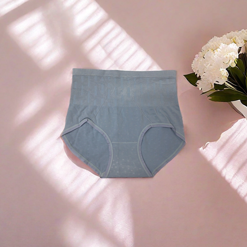 女士内高腰三角裤纯色系裸安塑身柔软亲肤舒适透气防走光三角内裤产品图