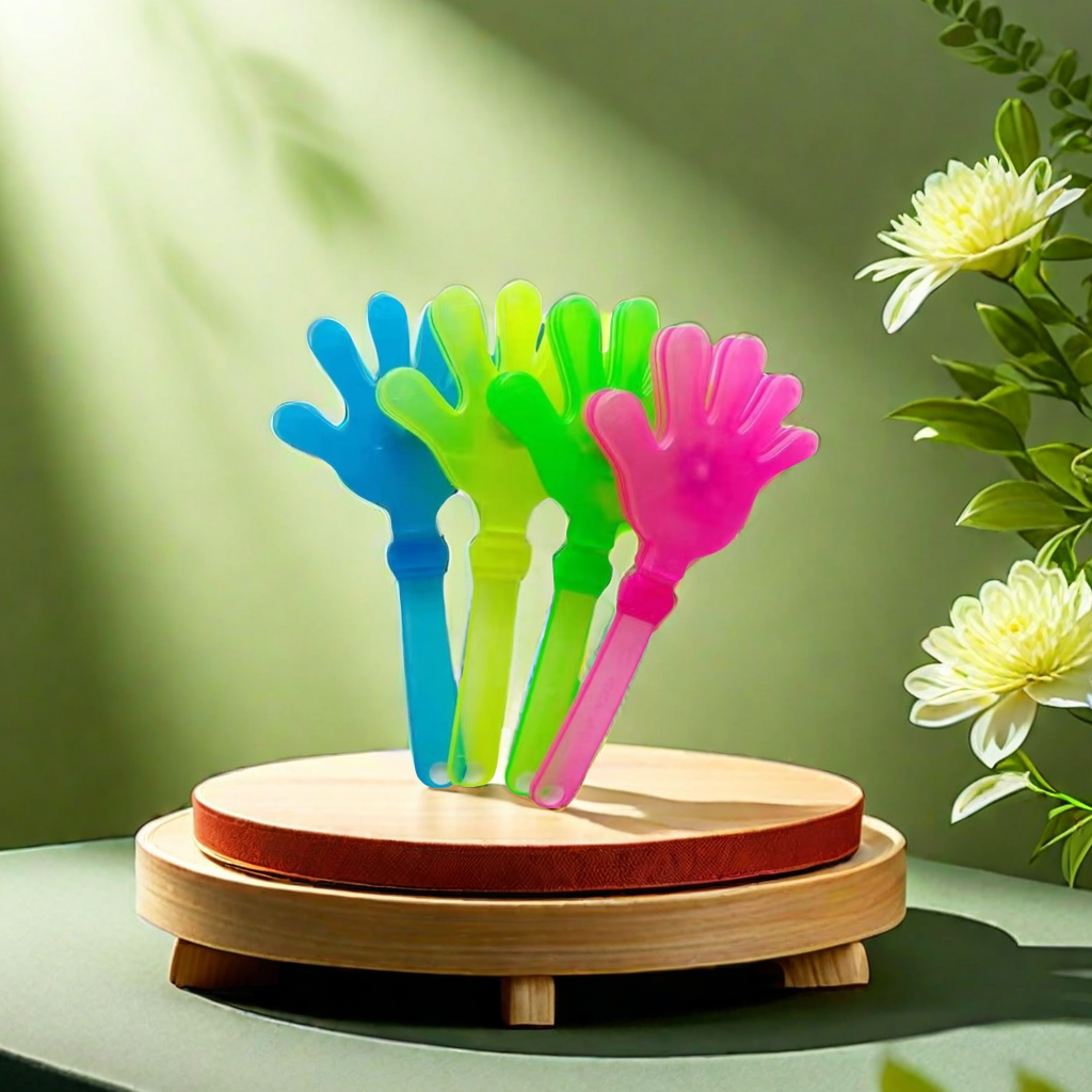 发光拍手器批发手拍拍拍手塑料手掌精品七彩发光拍手手拍掌拍手器