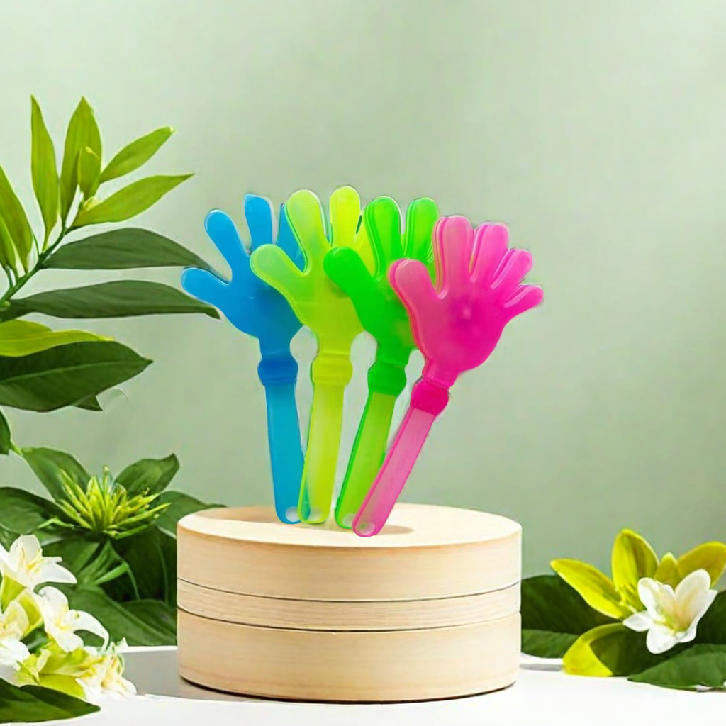 发光拍手器批发手拍拍拍手塑料手掌精品七彩发光拍手手拍掌拍手器产品图
