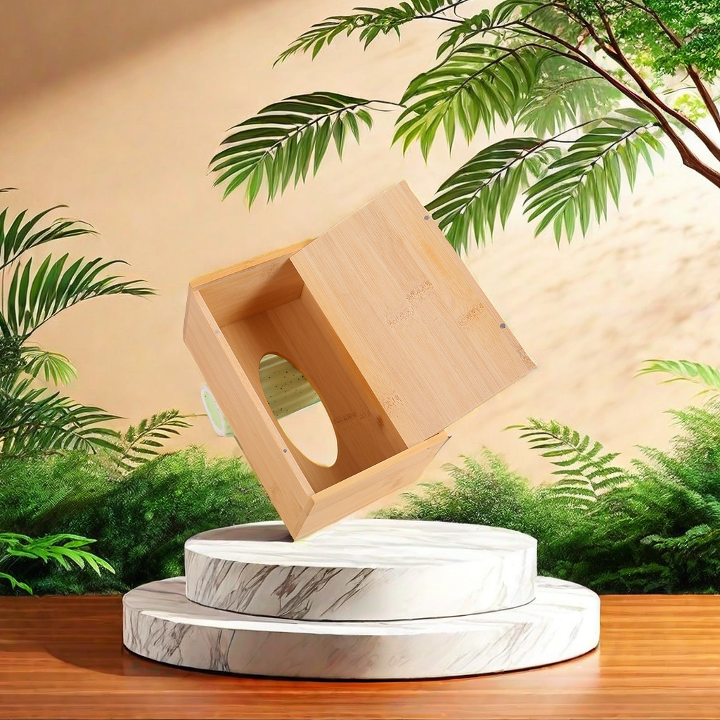 Hotel Special 2919 Wooden Paper Box Can Print Logo Advertising Gift Storage Convenient Tissue Box Practical And Beautiful Application Scenario
