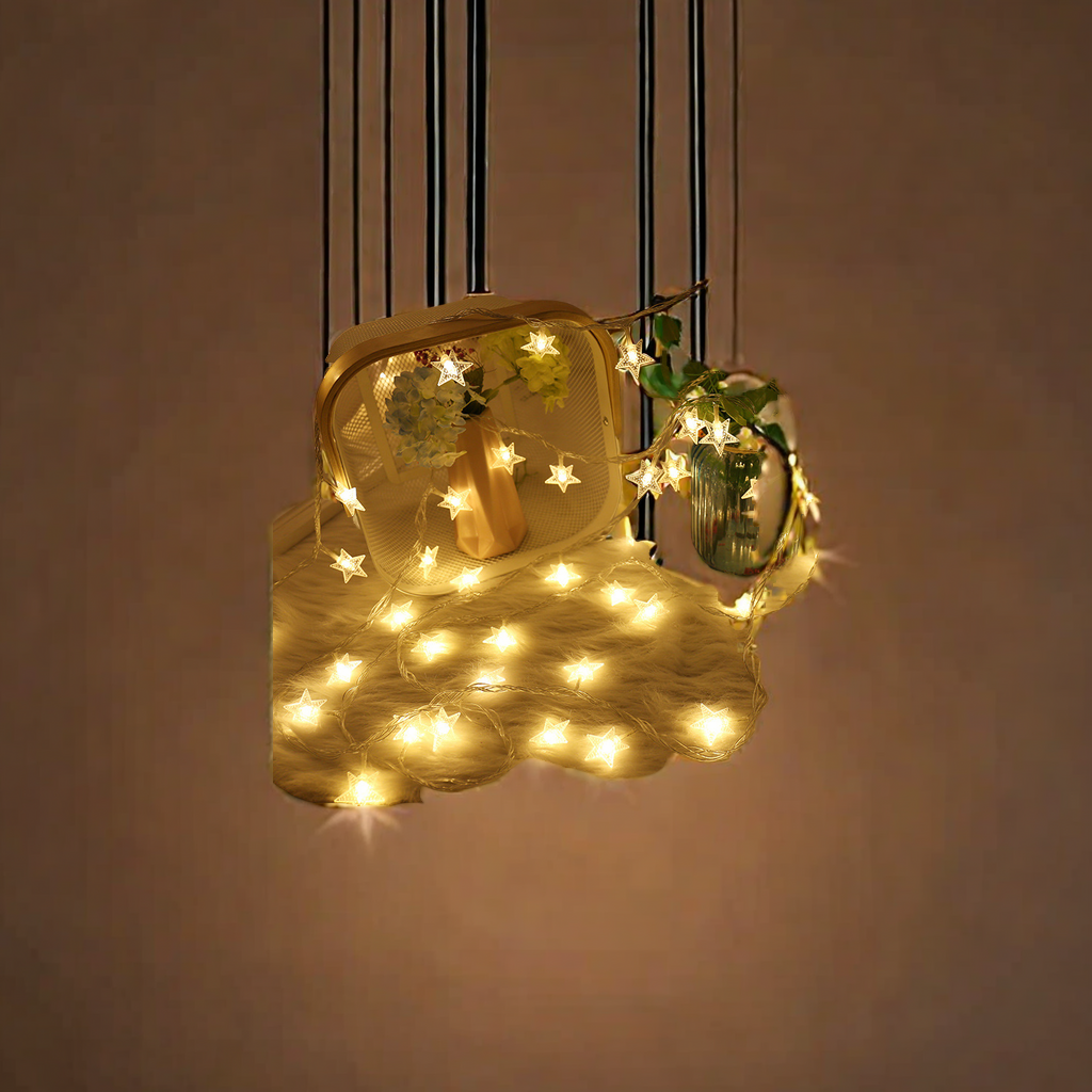 LED star lights, small colored lights, flashing lights, string lights, starry sky lights, room and dormitory decoration lights, wedding room decoration, festival bulbs, candle-style warm and romantic atmosphere lighting