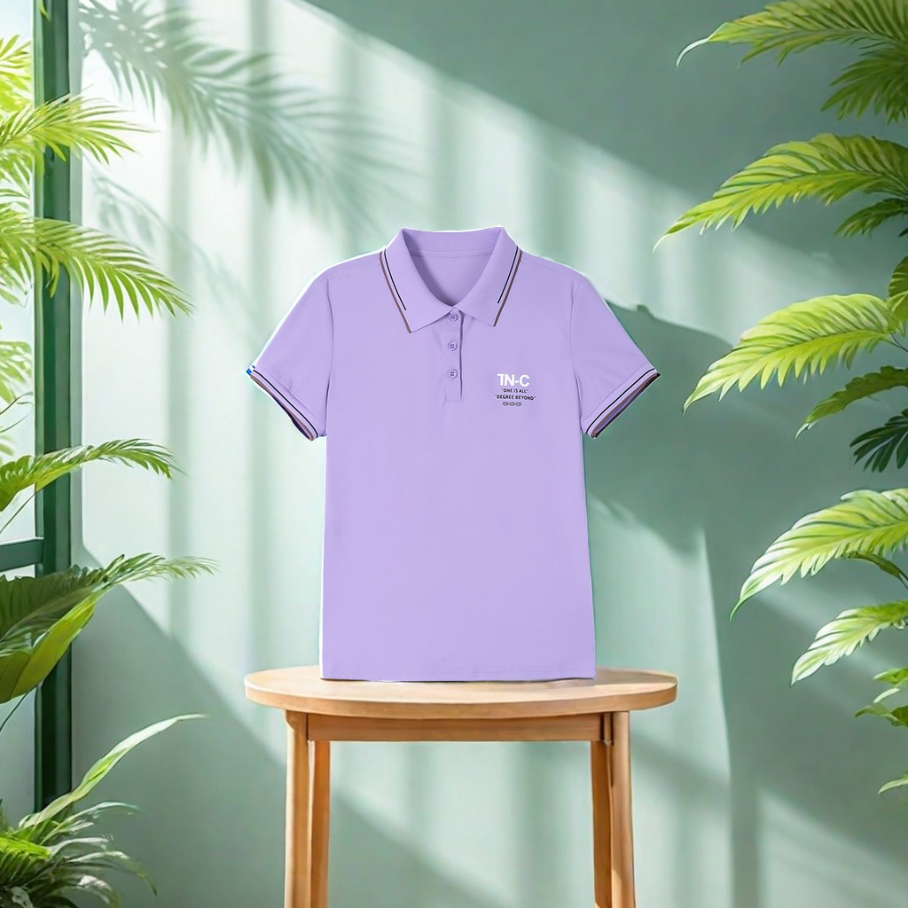 Ice Silk short-sleeved T-shirt for women, new summer polo shirt, casual lapel, large-sized shoulder sport T-shirt top, women's couple outfits, trendy, fashionable and comfortable Item Picture