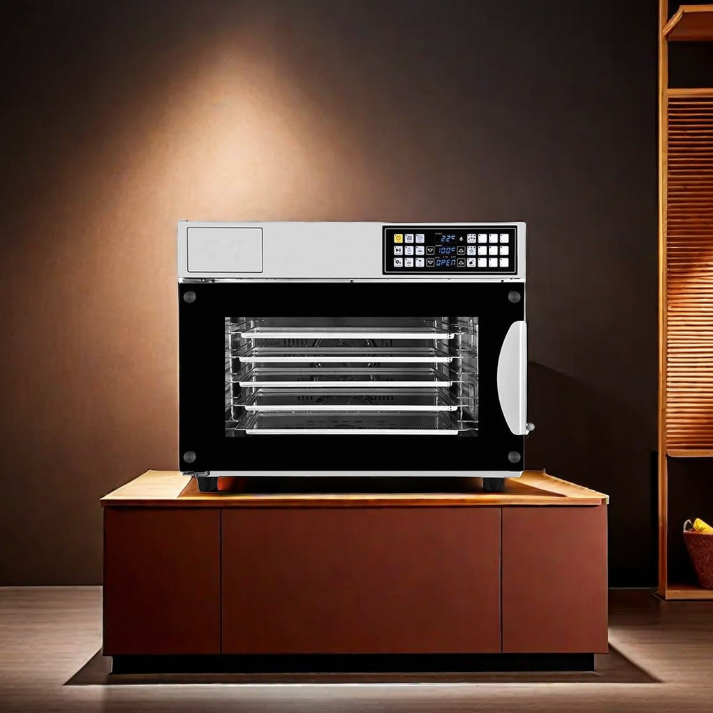 Commercial large-capacity oven, baking hot air stove, kitchen and hotel-specific hot air circulation oven, steaming and baking integrated machine, display cabinet, and complimentary delicious baking tools Application Scenario