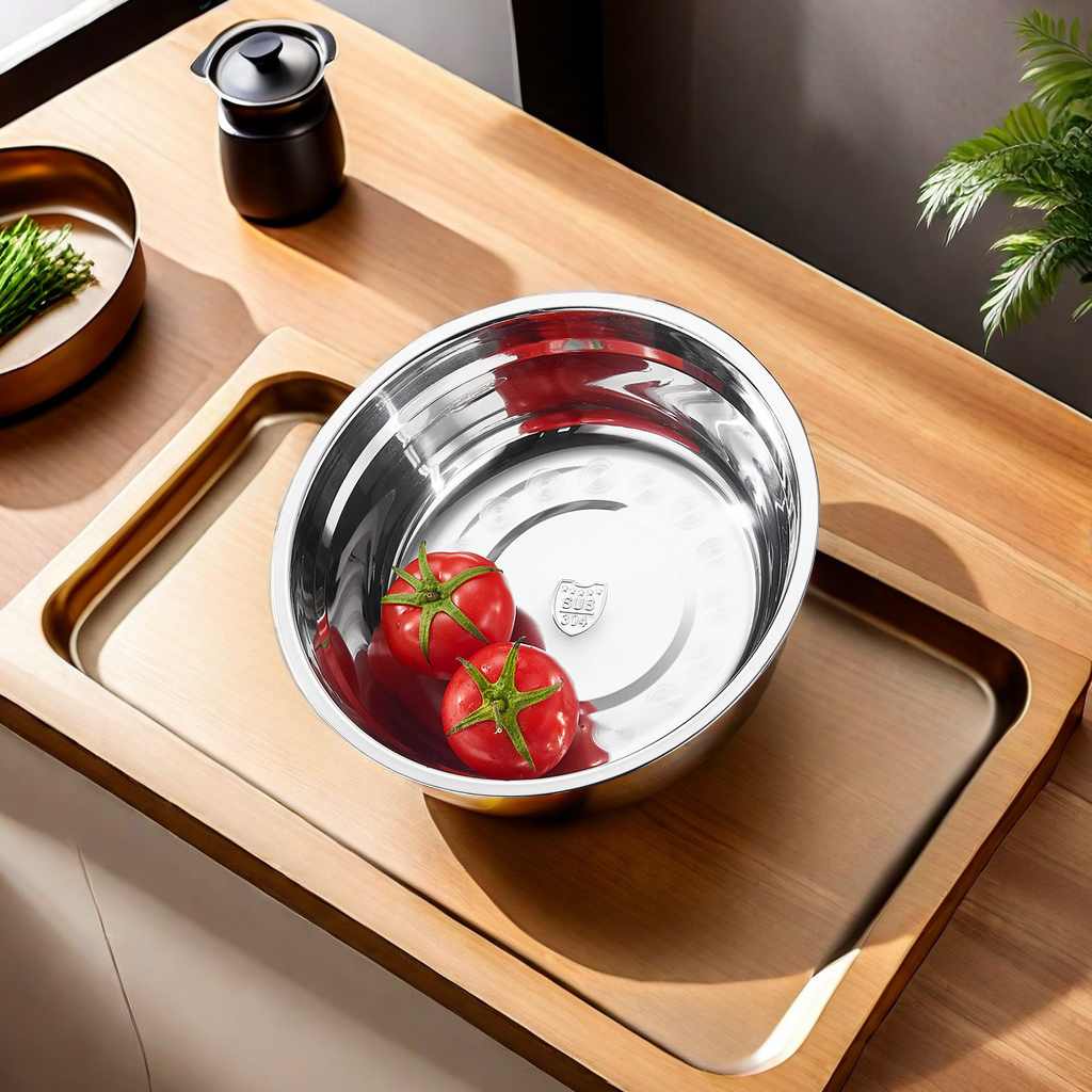 304 Stainless Steel Thickened Soup Basin Basin Basin Seasoning Basin Washing Basin Seasoning Tank Multi-Purpose Kitchen Gift Ceiling Light Lighting Kitchen Decoration details Picture