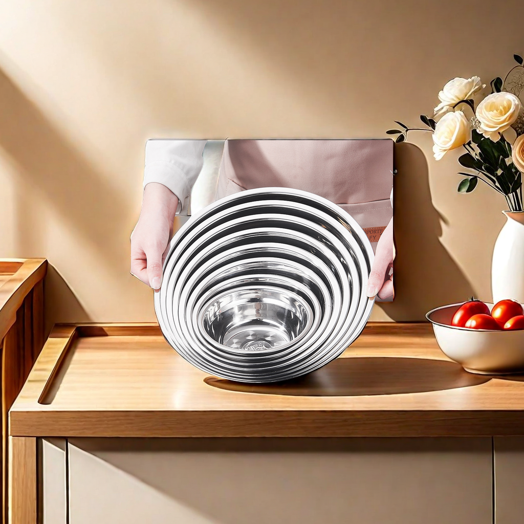 304 Stainless Steel Thickened Soup Basin Basin Basin Seasoning Basin Washing Basin Seasoning Tank Multi-Purpose Kitchen Gift Ceiling Light Lighting Kitchen Decoration Application Scenario