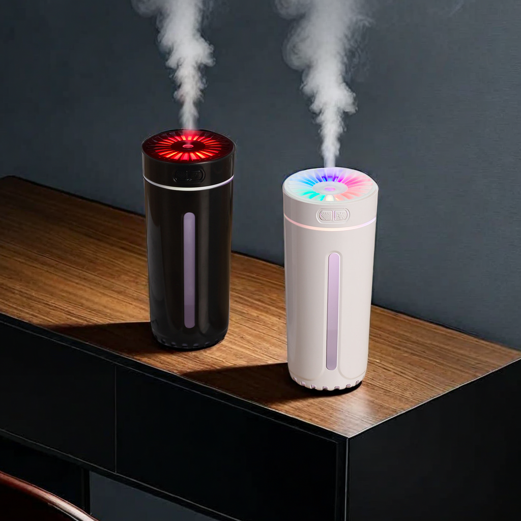 New USB mini Phantom Cup humidifier, home indoor desktop, car air purifier, aroma diffuser, car ceiling lamp, air purifier details Picture