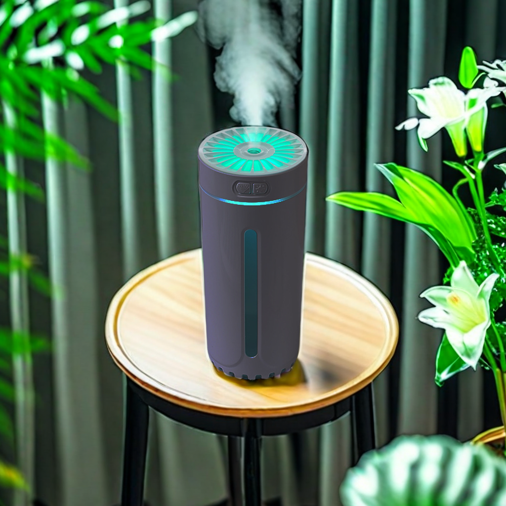 New USB mini Phantom Cup humidifier, home indoor desktop, car air purifier, aroma diffuser, car ceiling lamp, air purifier Specification image