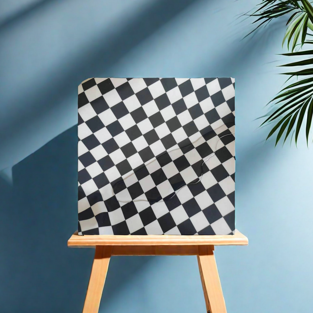 现货供应 高级记忆布复合印花格子布料 针织箱包面料 仿记忆布复合花纹板 高质量款式多样