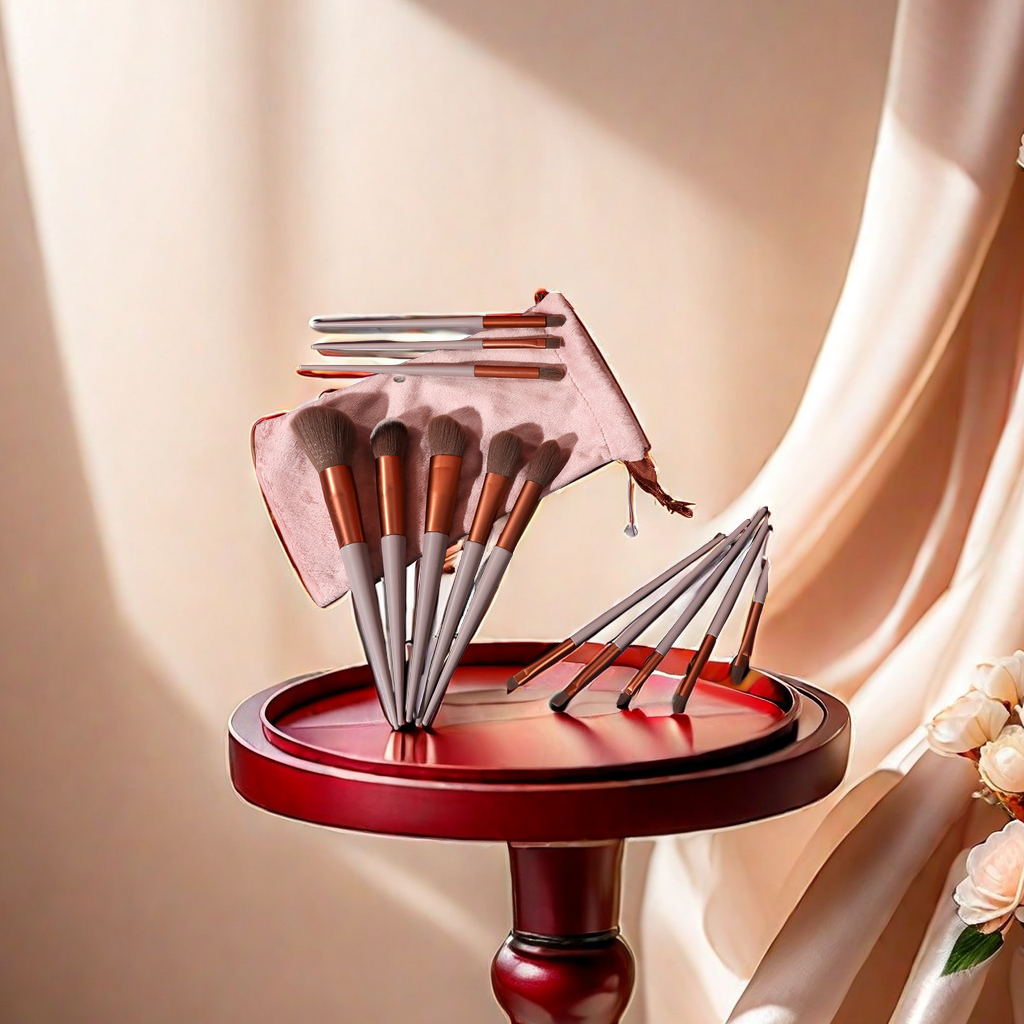 化妆刷、刷包实物图