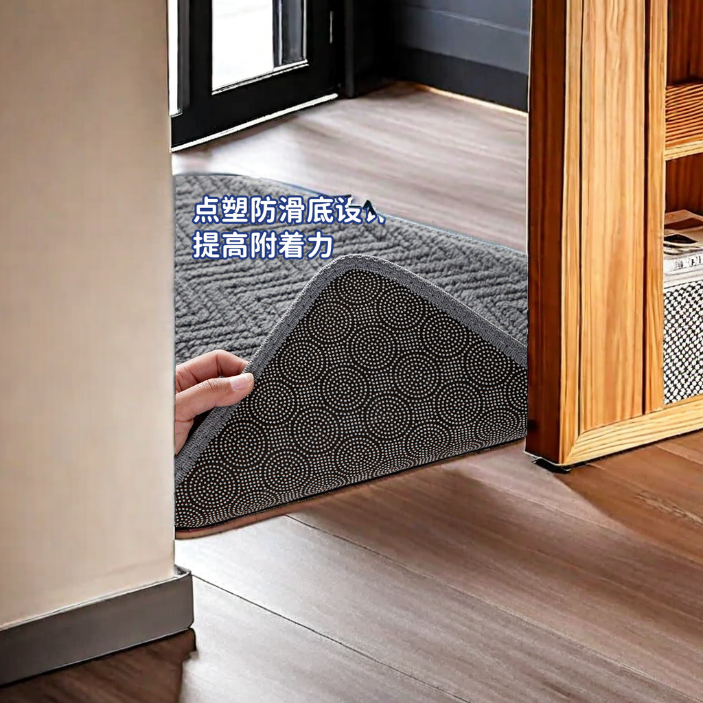 Jacquard curved corduroy household anti-slip MATS for living rooms, bedrooms, bathrooms, door absorbent carpets, bathroom anti-slip foot MATS and floor MATS wholesale. Comfortable, durable and easy to clean
