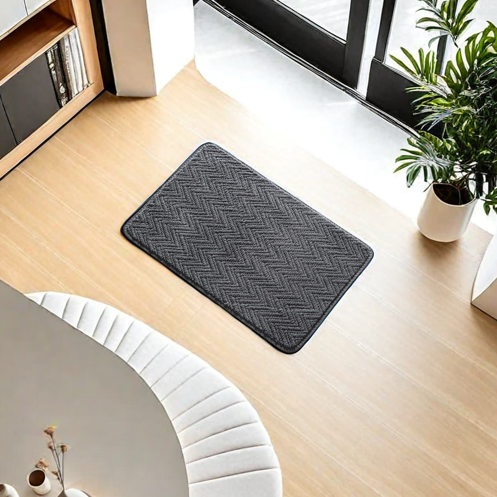 Jacquard curved corduroy household anti-slip MATS for living rooms, bedrooms, bathrooms, door absorbent carpets, bathroom anti-slip foot MATS and floor MATS wholesale. Comfortable, durable and easy to clean Item Picture