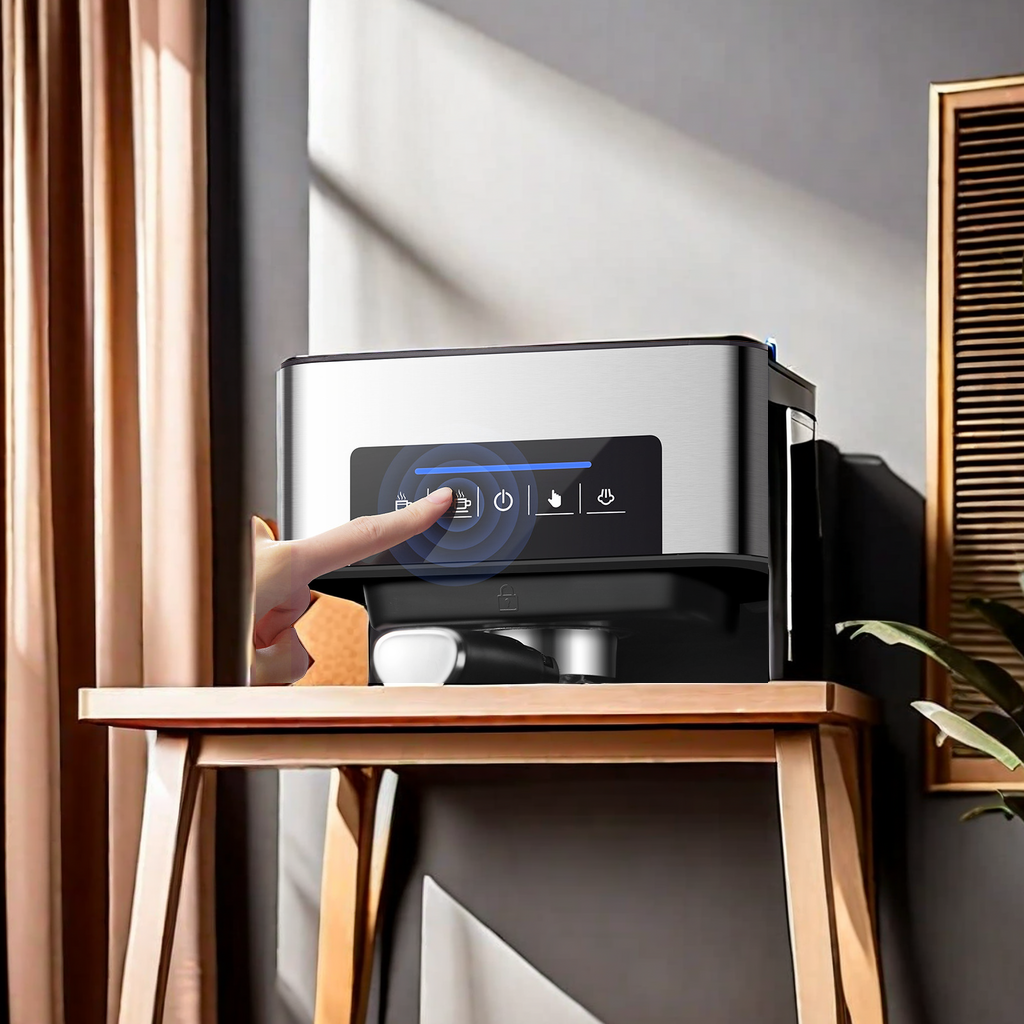 Cross-Border Direct Mail 20Bar High Pressure Italian Coffee Machine Small Household Semi-Automatic Steam Milk Foam Office Special Spot Coffee Machine Specification drawing