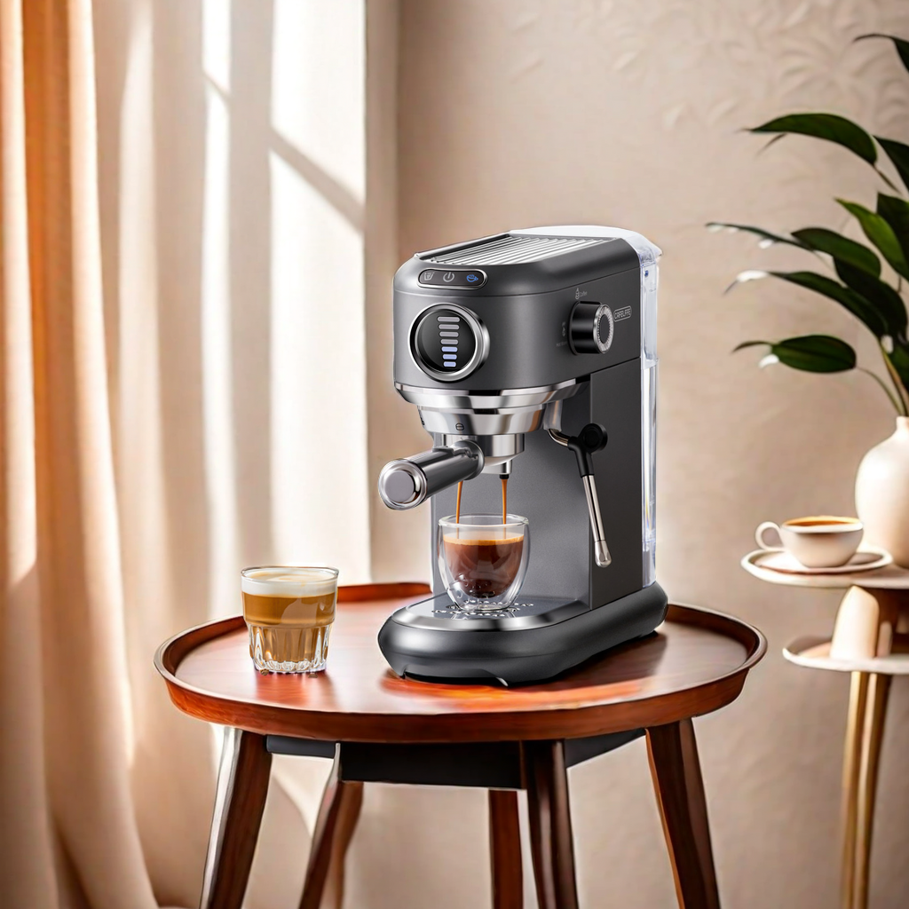 Cafelffe Full Semi-Automatic Home Coffee Machine Espresso Steam Milk Foam Machine Small Portable Coffee Making Equipment full figure