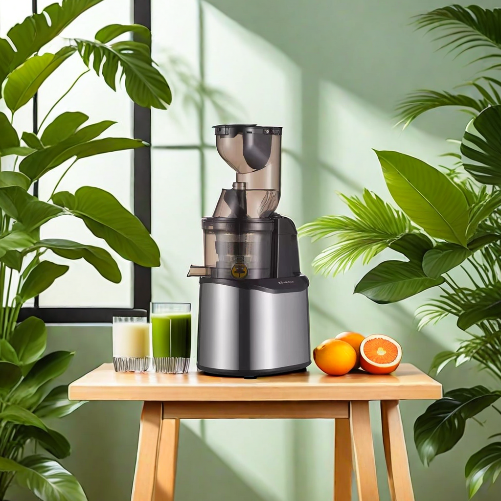 Cross-Border New Stainless Steel Juicer Home Automatic Juicer Juice Residue Separation Size Caliber Suitable For Gift Delivery Services Item Picture