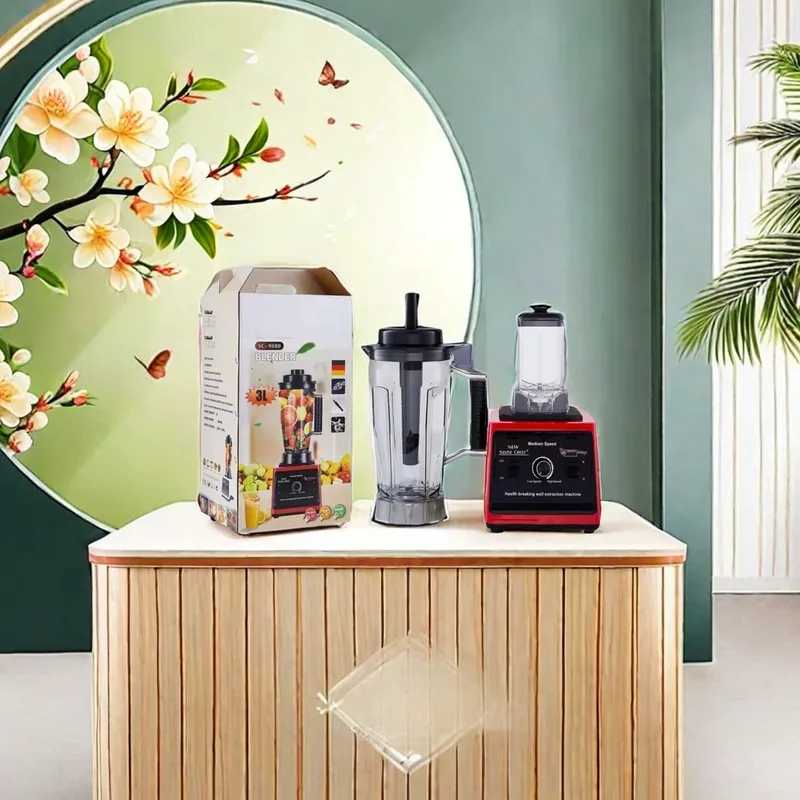 Cross-Border Luxury Edition 8000W Large Capacity Double Cup Wall Breaking Machine Deep Grinding Soy Milk Smoothie Cooking Machine Efficient Juicer