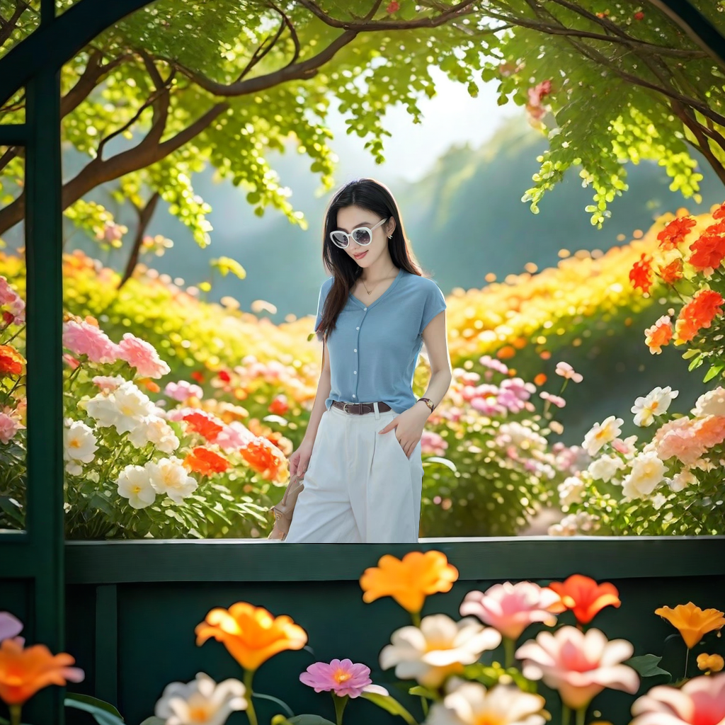 Ice Silk Sleeve Women's Summer Outdoor Sun Protection Ice Silk Sleeve Ice Sleeve Gloves Light And Breathable Ice Sleeve Women's Summer Cute Variety Of Uv Protection Hand And Arm Protection details Picture