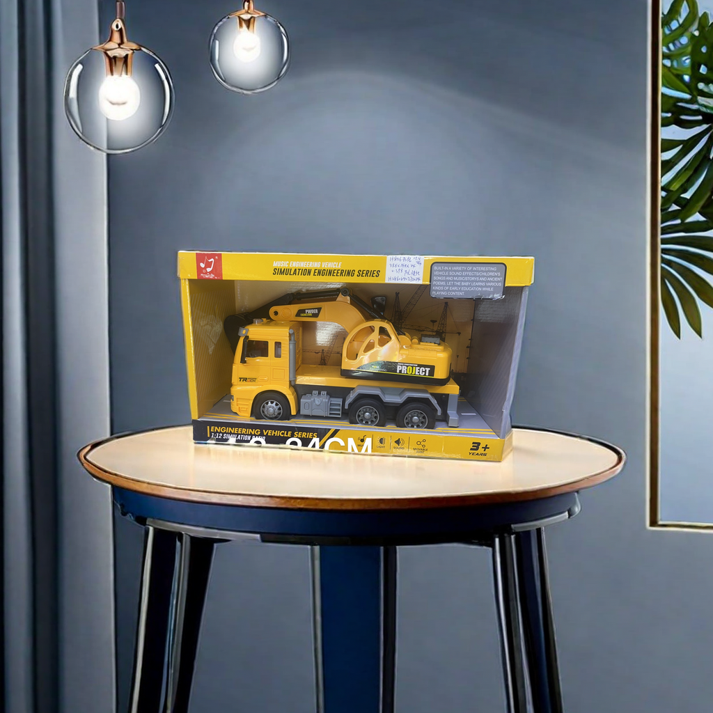 H806-H809 Engineering Car Play House New Toy With Sound And Light Function Music Children's Song Interactive Children Love 38.8*24.8*24Cm Packaging Specifications