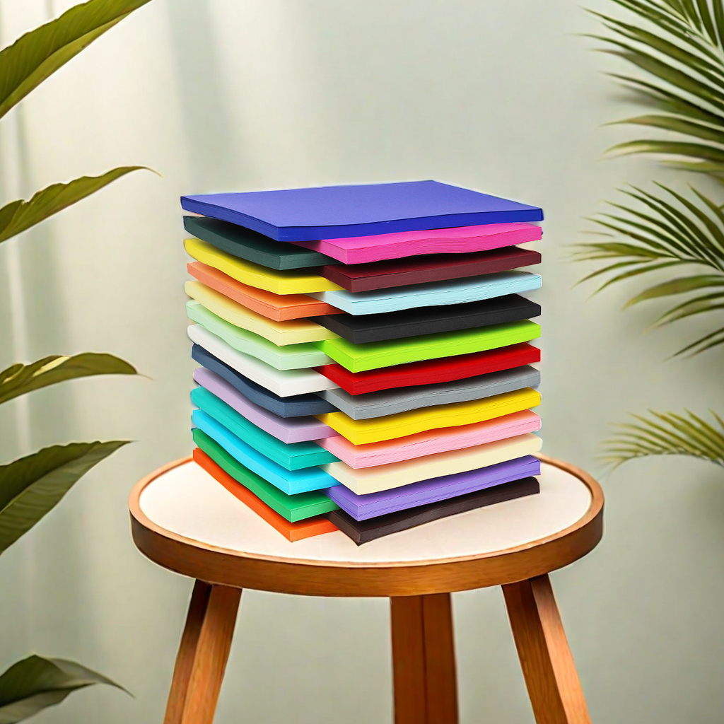 Black A4 color hard card paper made from solid wood pulp, 230G, hand-painted tag cover paper, 1236 wholesale, high-quality, environmentally friendly, wear-resistant and anti-wrinkle Specification image