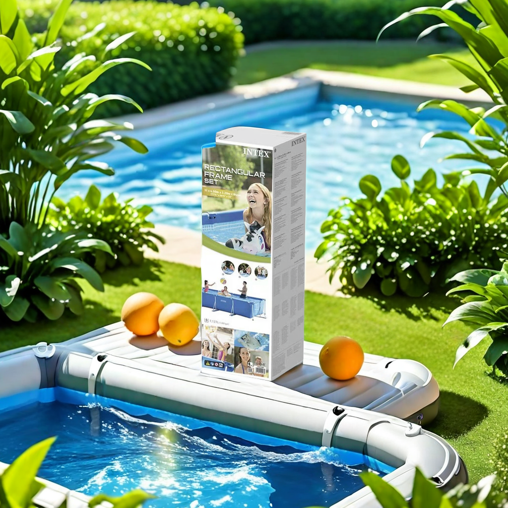 INTEX家庭户外大型矩形支架泳池儿童成人戏水池圆形私人游泳池详情图3