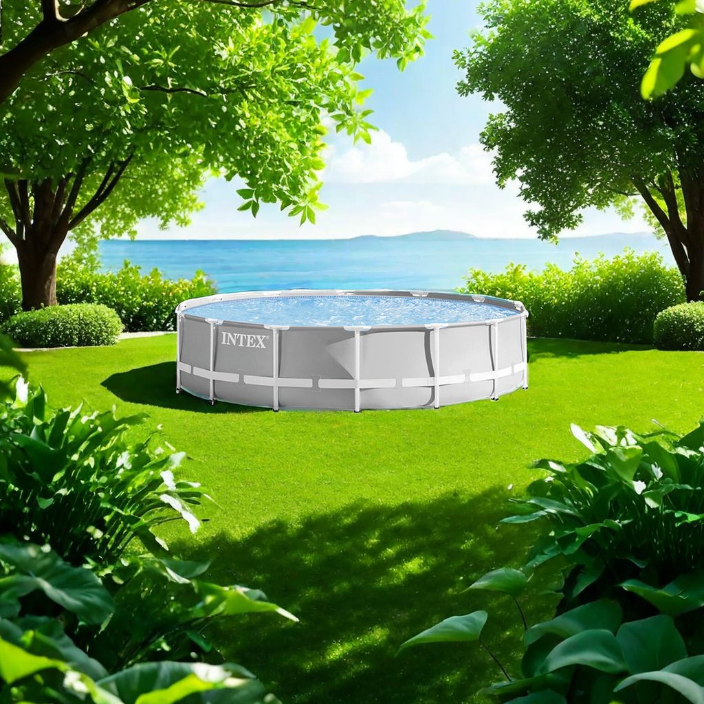 INTEX家庭户外大型矩形支架泳池儿童成人戏水池圆形私人游泳池详情图5