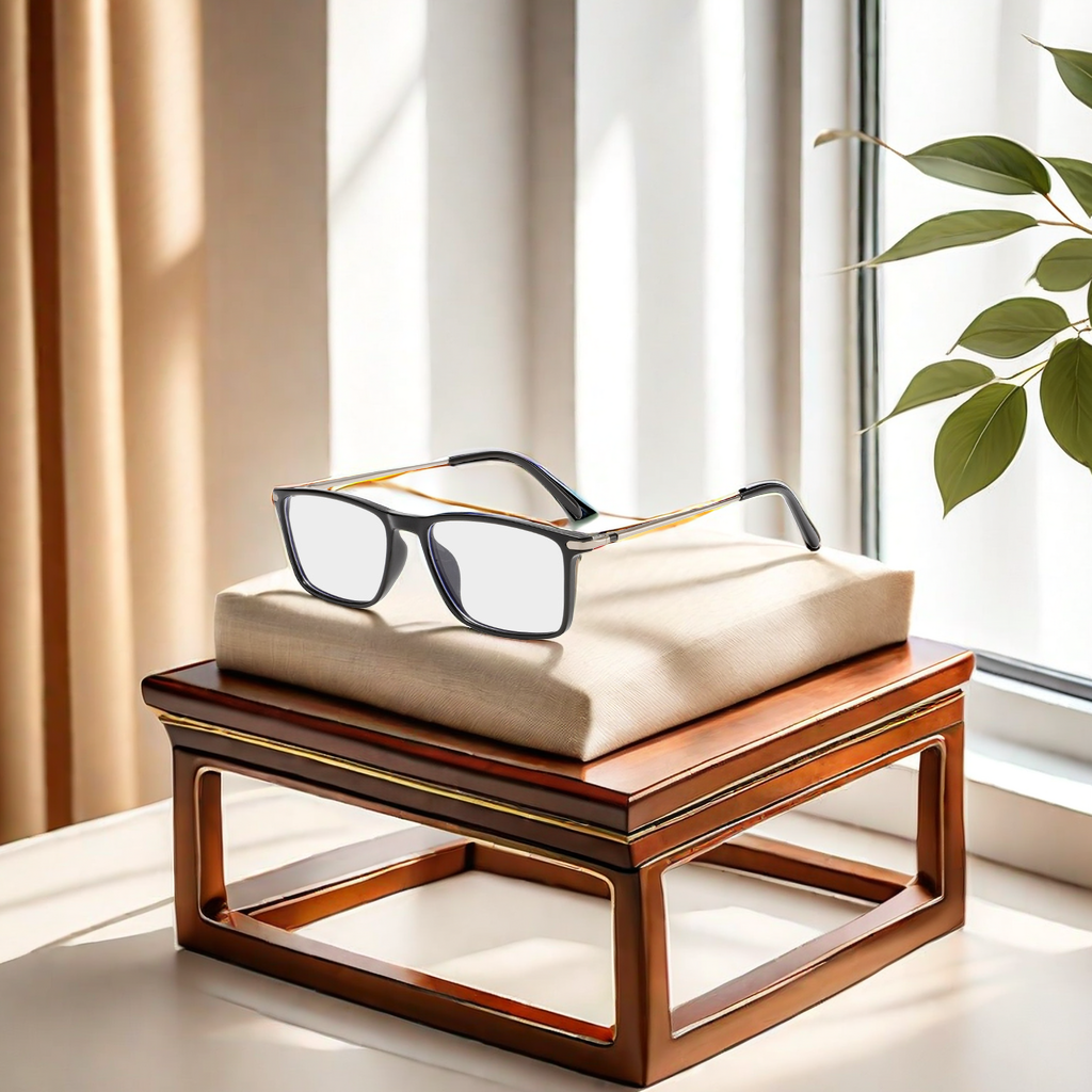 TR90 retro large-frame square glasses frame 81378, metal spring with myopia glasses frame, lightweight and comfortable glasses frame