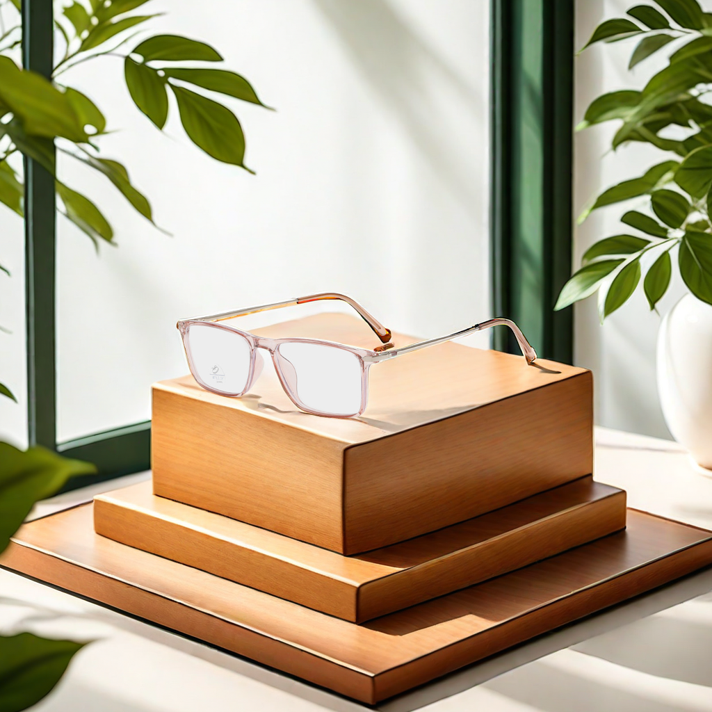 TR90 retro large-frame square glasses frame 81378, metal spring with myopia glasses frame, lightweight and comfortable glasses frame Application Scenario