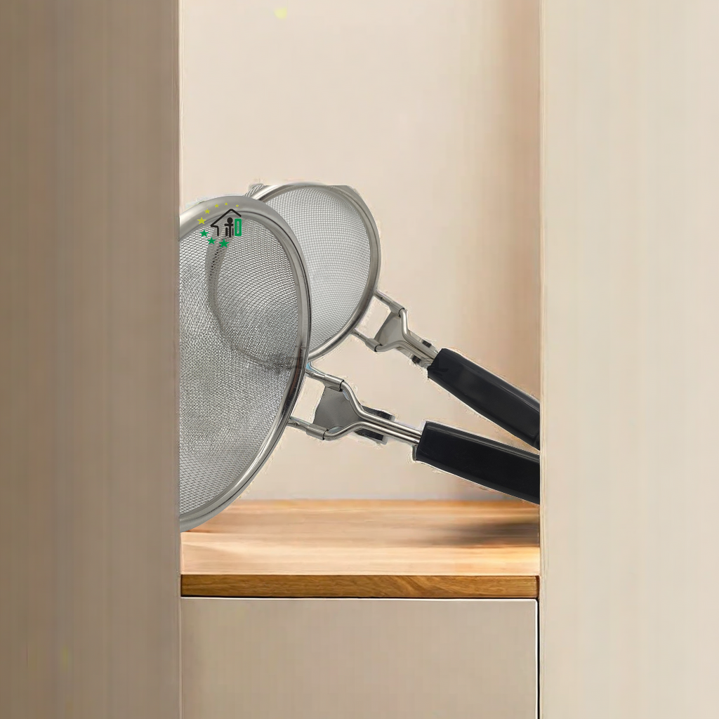 Stainless Steel Strainer Slotted Spoon Strainer Scooping Spoon Cooking Noodles Skimming Pot With Hot Basket Powder Fence Pot With High Quality Kitchen Essential Tools Specification drawing