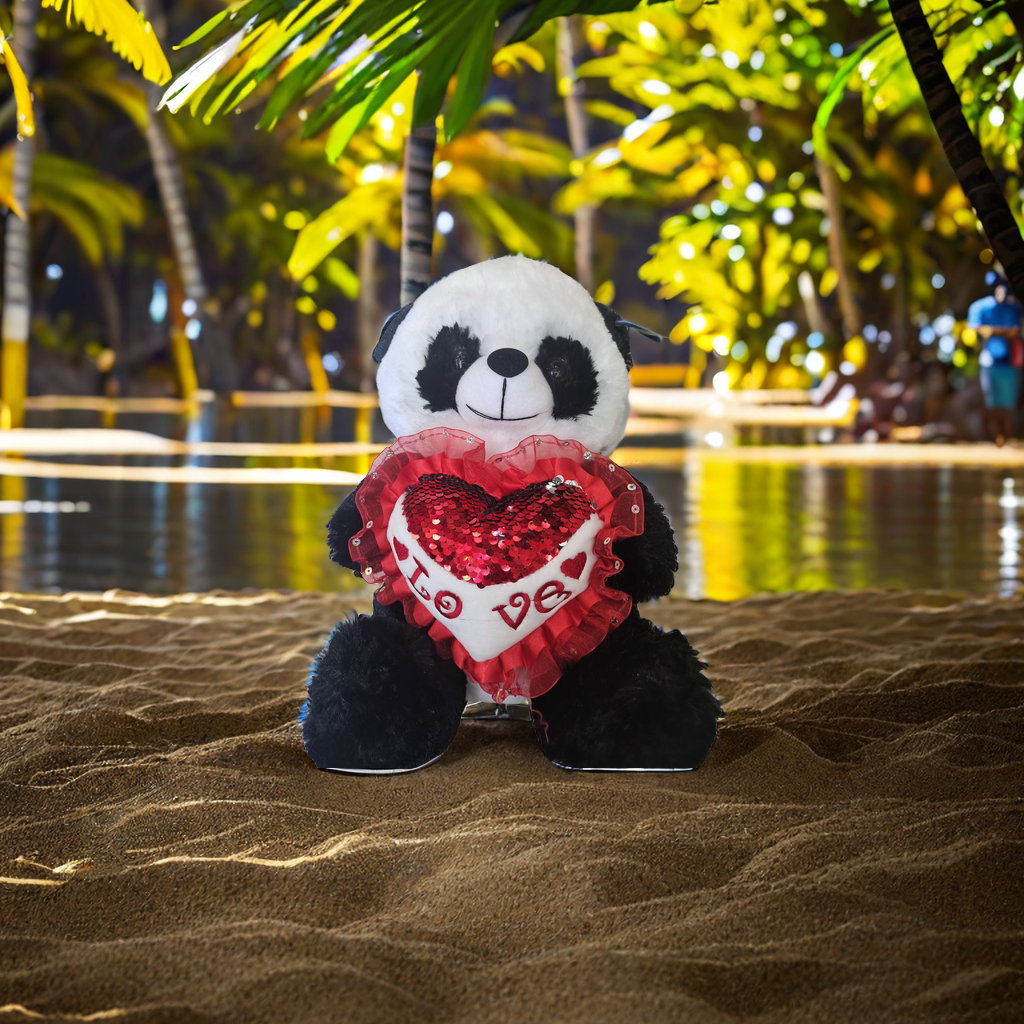 Loving panda details Picture