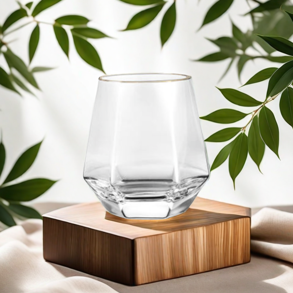 Transparent Whiskey Glass Hexagonal Glass Simple Ins Wind Beer Glass Glass Home Drink Glass Juice Glass 7482 Style Preferred Application Scenario
