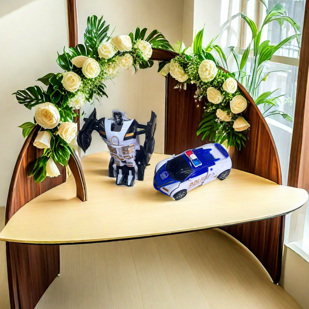 Boys And Girls Stunt Electric Four-Wheeler Toy Car Children's Electric Three-Wheeler Safe Durable Environmental Protection Material Toy Car Specification drawing