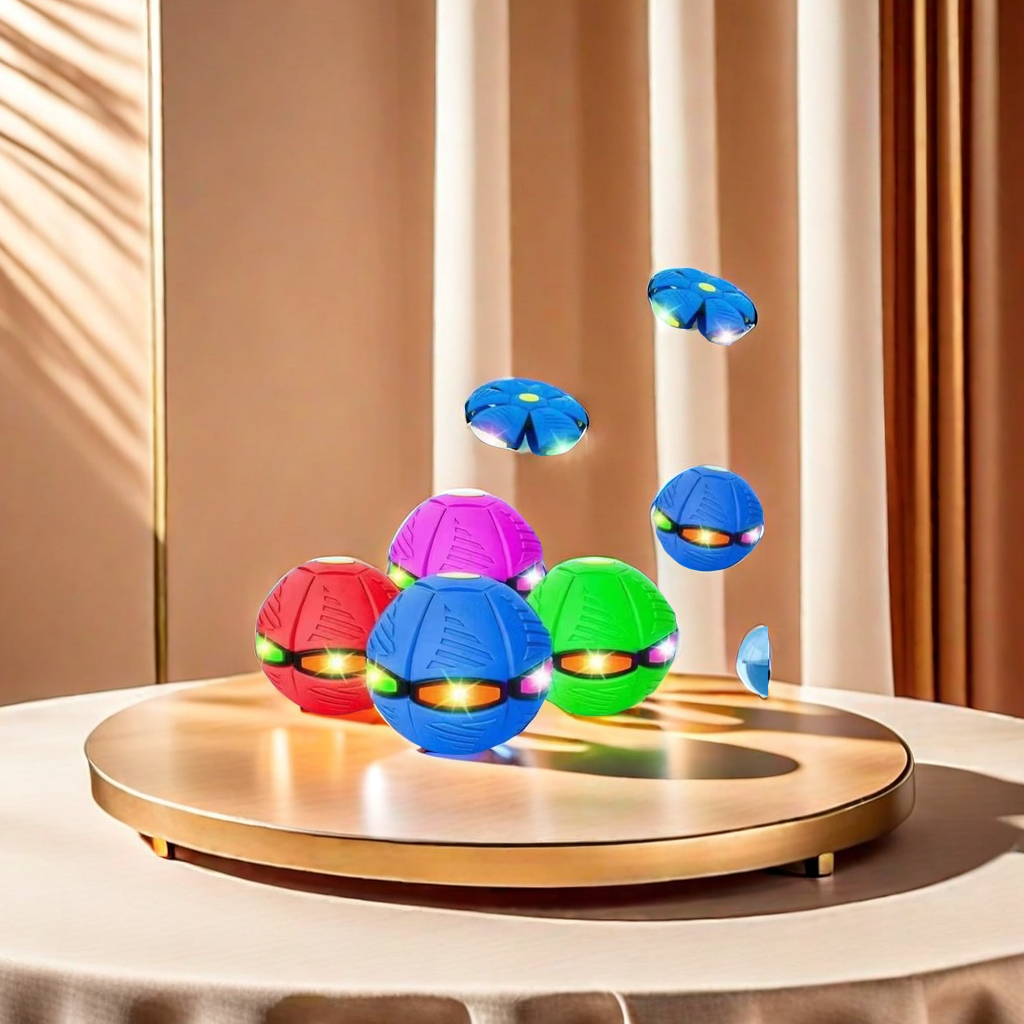 魔幻飞碟踩踩球球脚踩变形球儿童男孩宝宝户外运动弹力球类玩具细节图