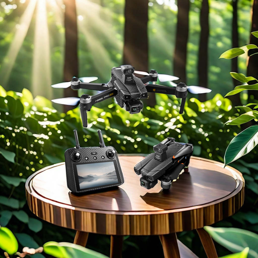 AE86ProMax无人机 高清数字图传 航拍利器 三轴防抖云台 GPS精准定位 触屏遥控操作 体验飞行乐趣 其他分类白底实物图