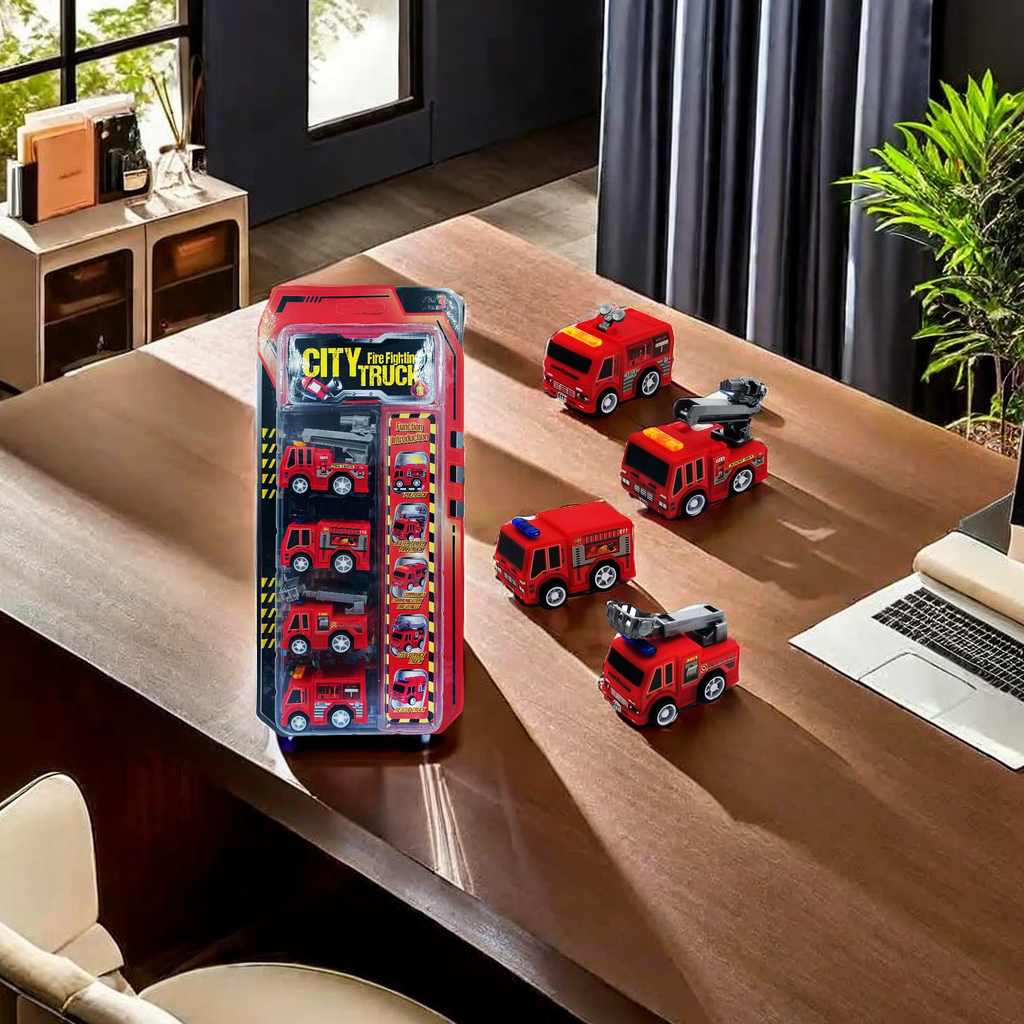 Children's toy car high-speed train ambulance model Creative educational interactive toy Safe non-toxic material suitable for children's toy car