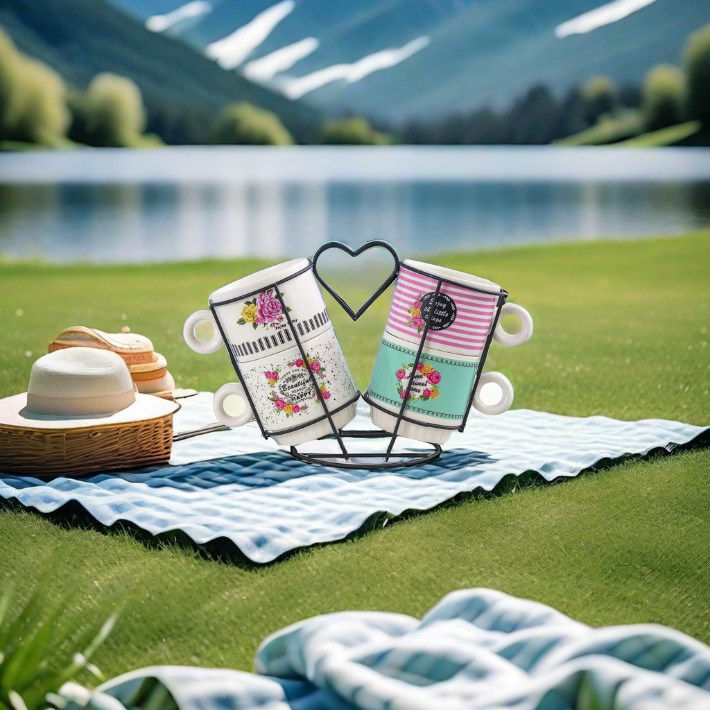 Bone China ceramic coffee cups, coffee cup sets, high-end and exquisite, enjoy coffee time ceramic coffee cups