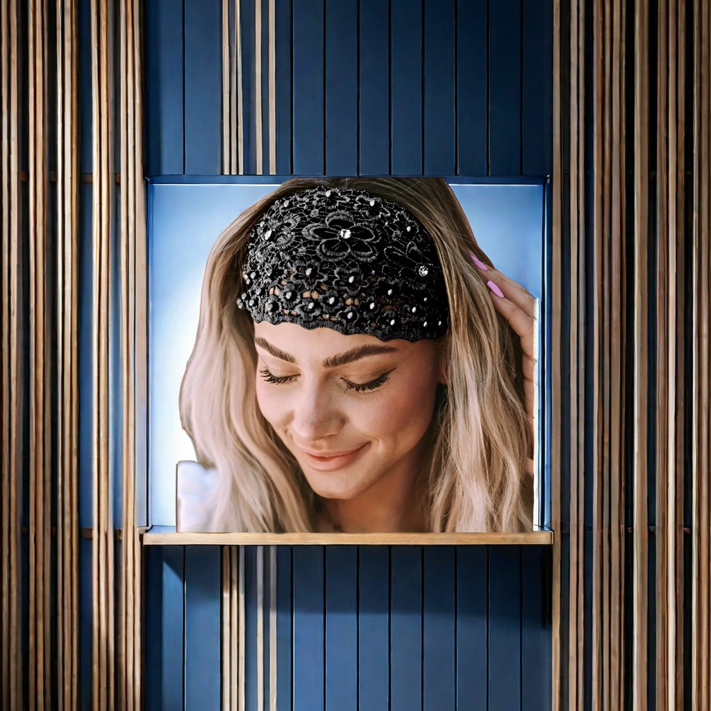 欧美风格尼龙婴儿发带 小坑条设计洗脸发带 头巾式舒适可爱宝宝头饰