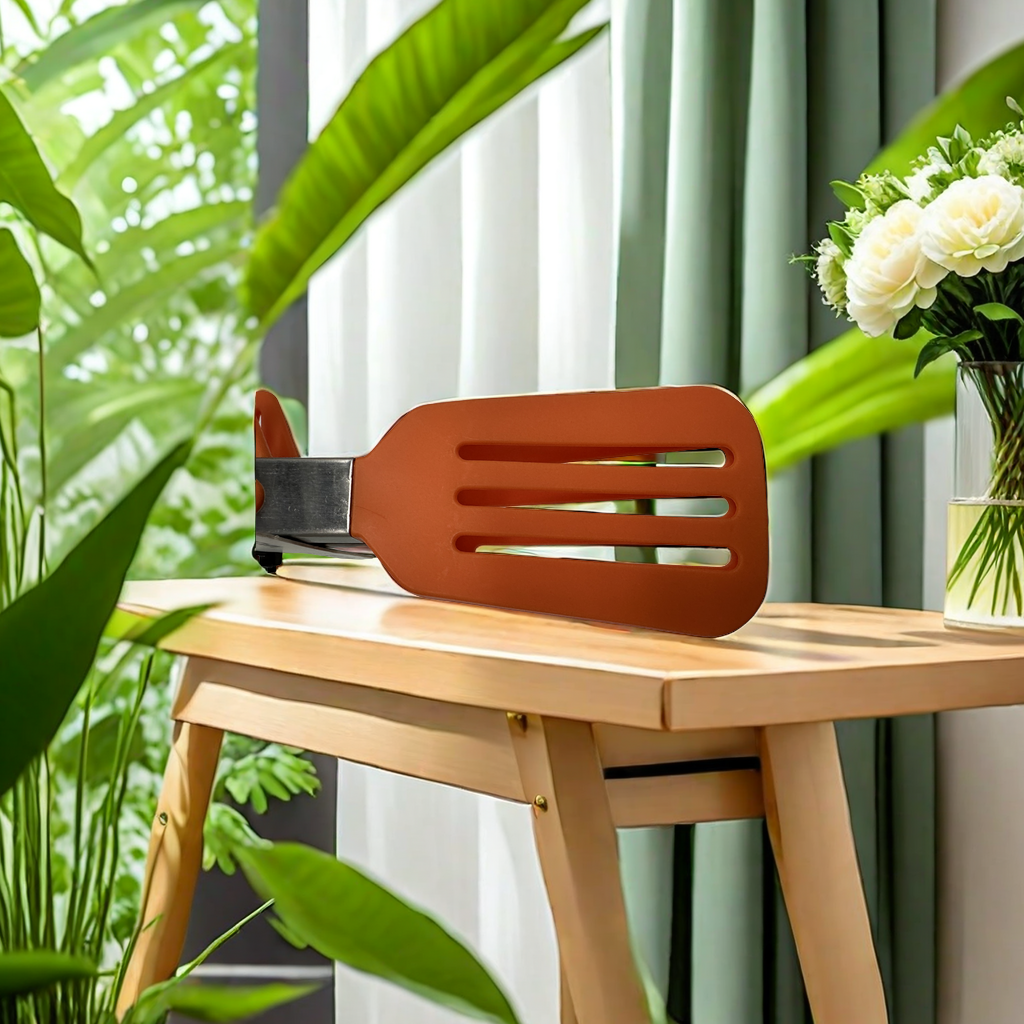 硅胶防烫手套 烫金格子布设计 持家烘焙必备 高温耐热安全防护手套产品图